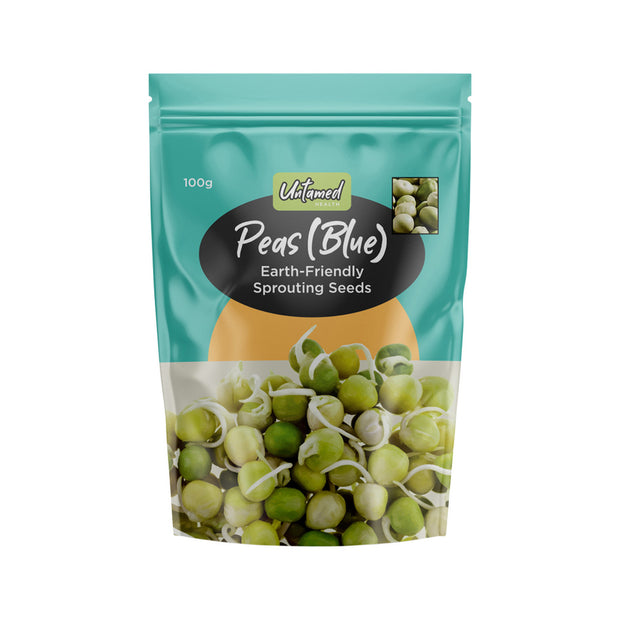 Sprouting Seeds Peas (Blue) Organic 100g Untamed Health