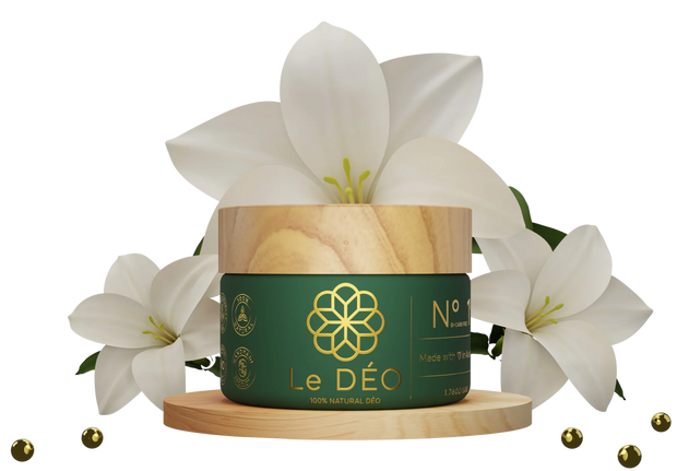 Natural Deodorant and Body Odour Blocker Bi Carb Free Jar 50g Le Deo