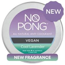No Pong Cool Lavender Vegan All Natural Anti Odourant 35g