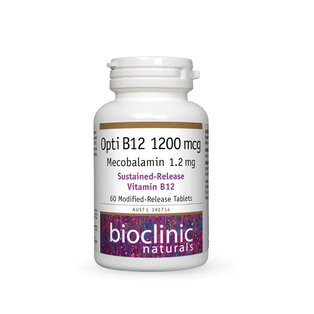 B12 Opti 1200mcg 60T Bioclinic Naturals