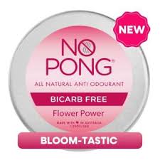 No Pong Flower Power Bi Carb Free All Natural Anti Odourant 35g