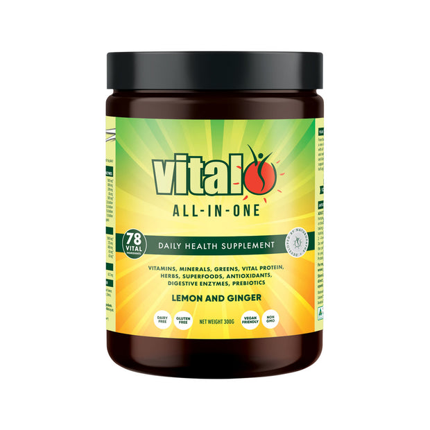 Vital Greens All In One  Lemon & Ginger 300g Powder Martin & Pleasance