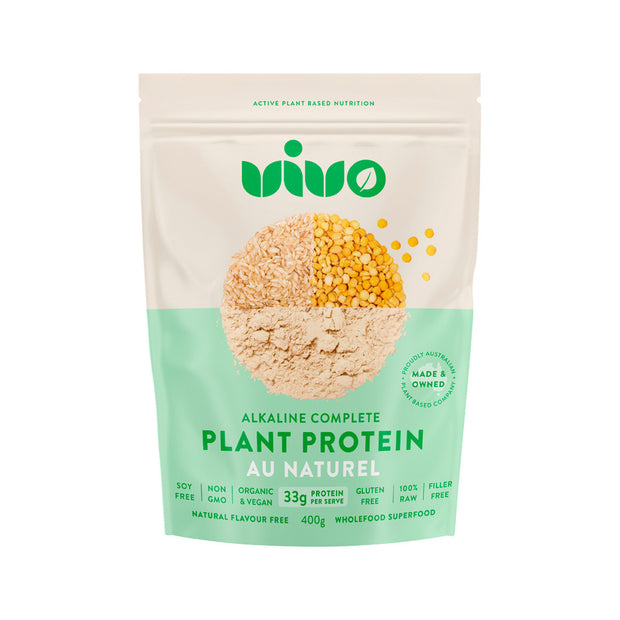 Alkaline Plant Protein Organic Natural 400g Vivo