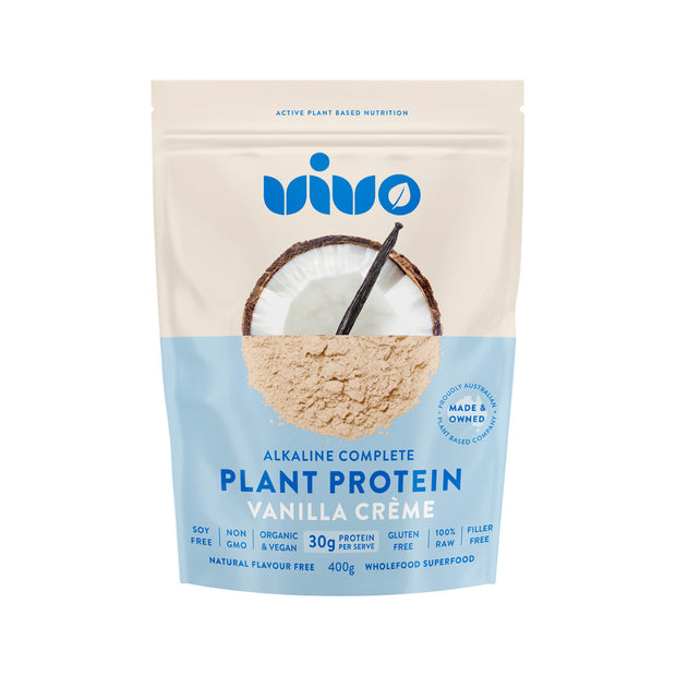 Alkaline Plant Protein Organic Vanilla 400g Vivo