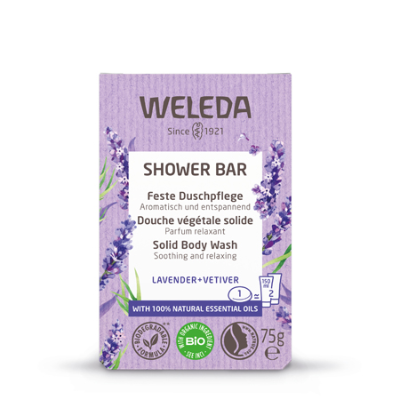 Shower Bar Lavender & Vetiver 75g Weleda
