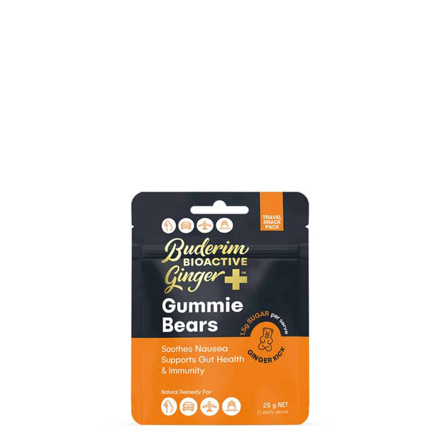 Gummie Bears Bioactive+ 25g Buderim Ginger