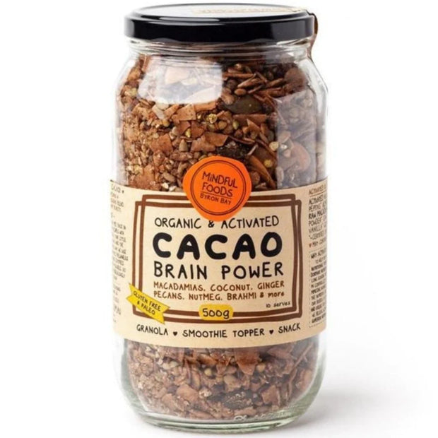 Granola Organic Cacao Brain Power 500g Mindful Foods