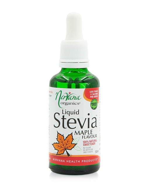 Stevia Liquid Organic Maple 50ml Nirvana