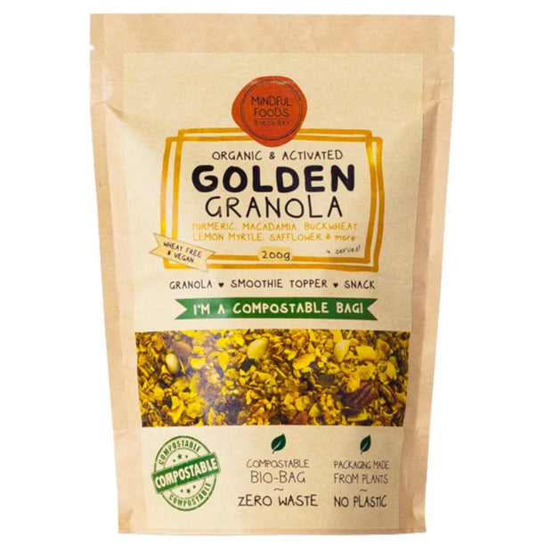 Granola Organic Golden 200g Mindful Foods