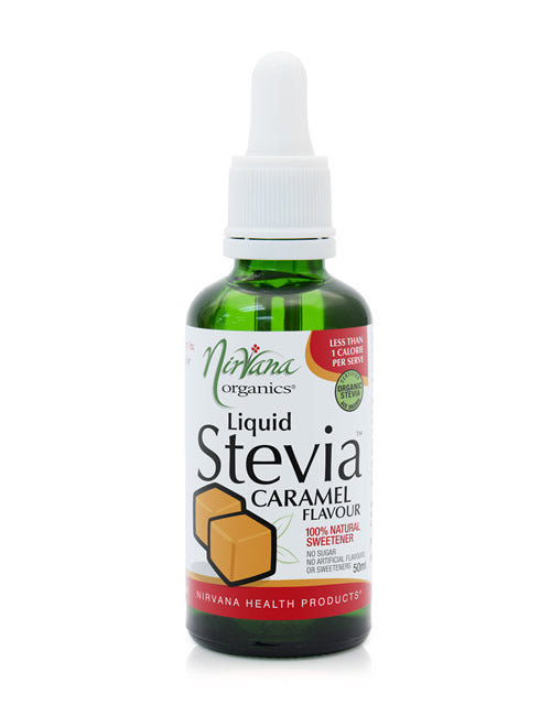 Stevia Liquid Organic Caramel 50ml Nirvana