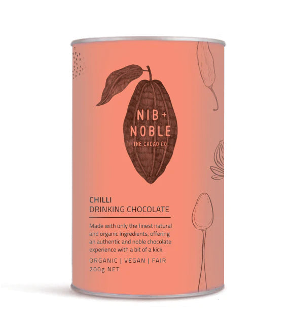 Drinking Chocolate Organic Chilli Cacao 250g Nib Noble