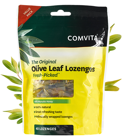 Olive Leaf Extract Lozenges With Manuka Honey 40 Comvita