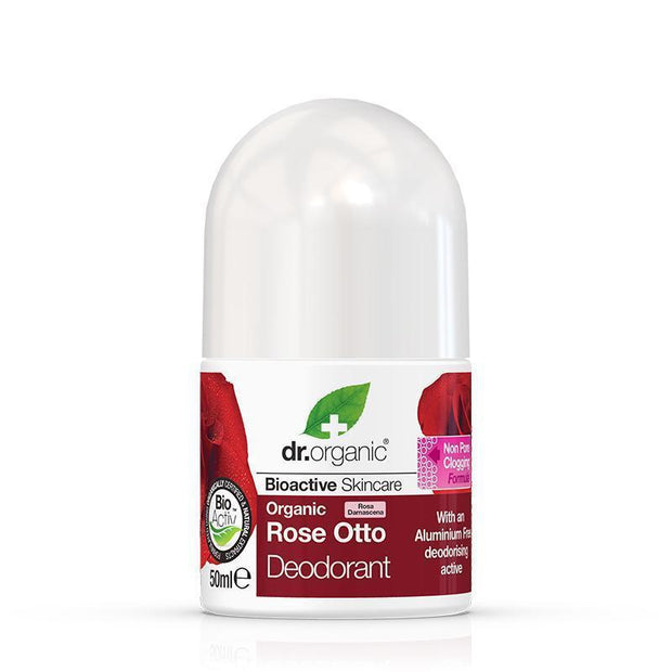 Rose Otto Organic Deodorant 50ml Dr Organic
