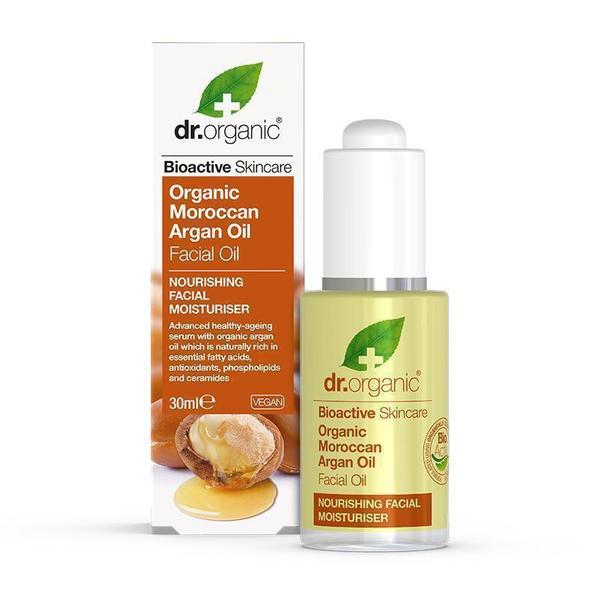 Organic Moroccan Argan Facial Oil  30ml Dr Organics - Broome Natural Wellness