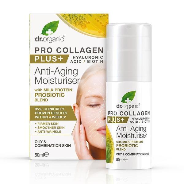 Pro Collagen Anti Age Moisturiser Probiotic 50ml Dr Organic - Broome Natural Wellness