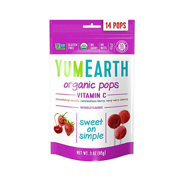 Lollipops Organic Vitamin C 85g Yum Earth