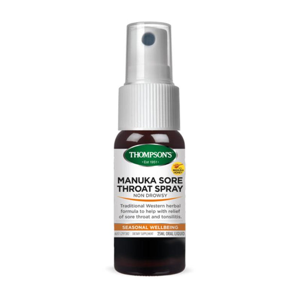Manuka Sore Throat Spray 25ml Thompsons