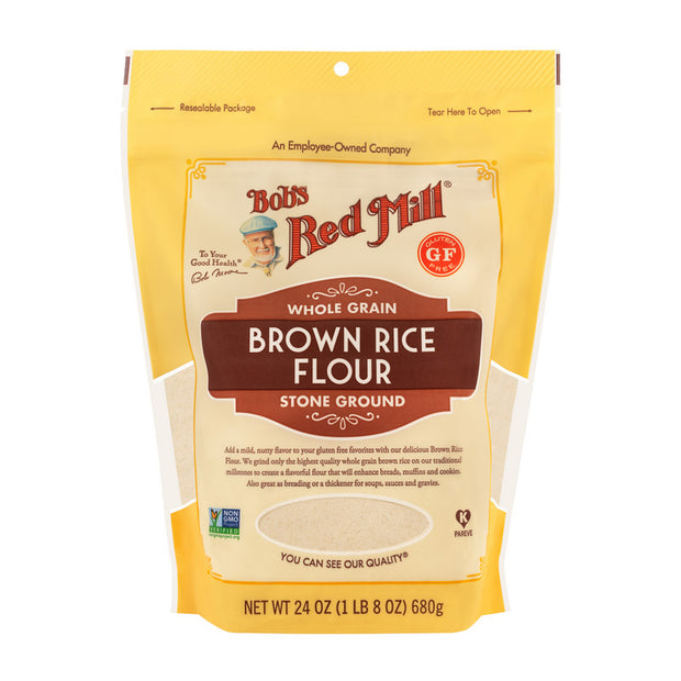 Brown Rice Flour Wholegrain 680g Bobs Red Mill