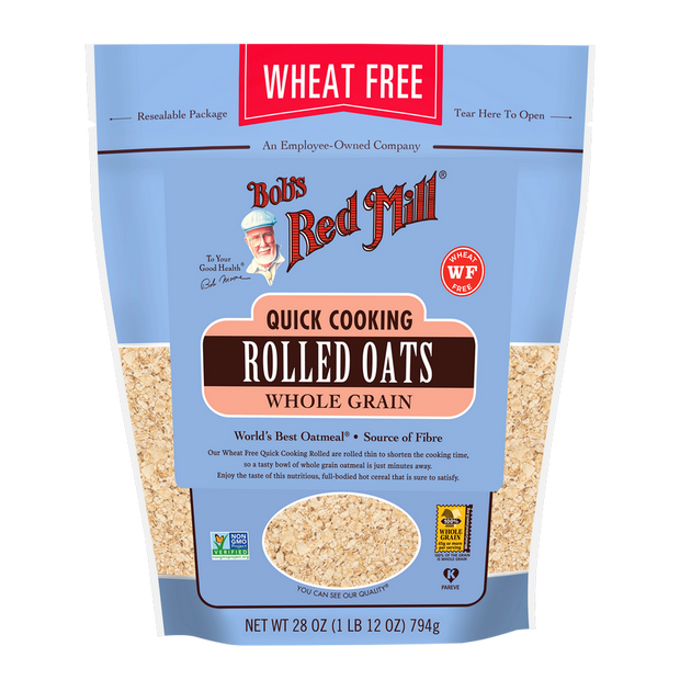 Rolled Oats Cooking Wheat Free 794g Bobs Red Mill