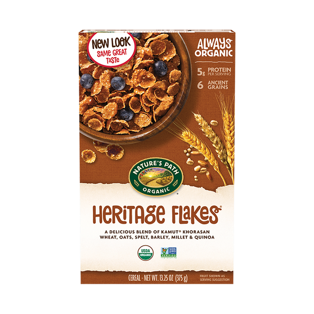 Heritage Flakes Organic 375g Natures Path