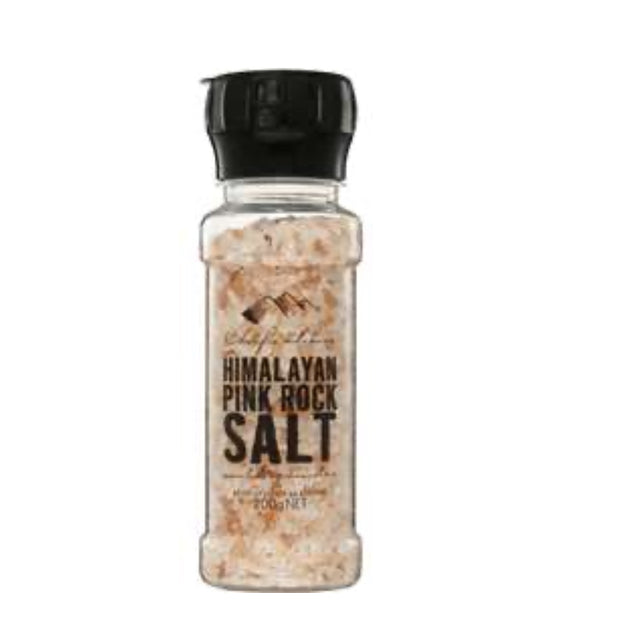 Himalayan Pink Rock Salt grinder 200g Chefs Choice - Broome Natural Wellness