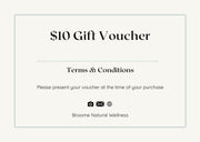 Gift Voucher Broome Natural Wellness