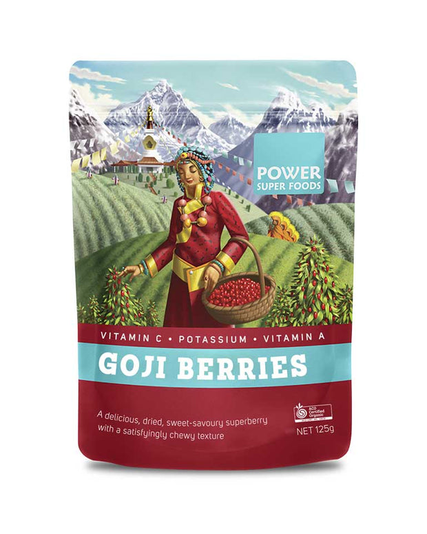 Goji Berrries 125g Power Super Foods