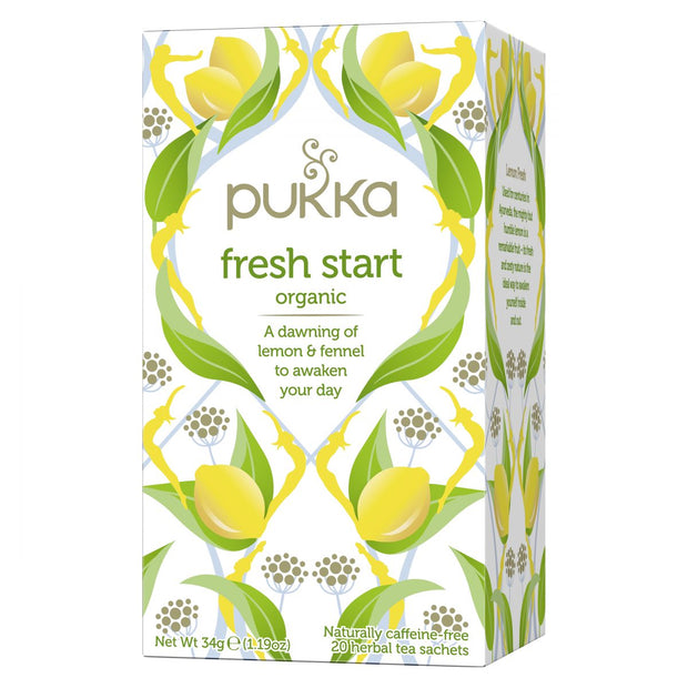 Fresh Start Lemon Tea Bags 20 Pukka