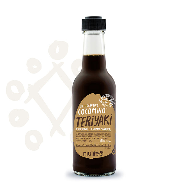 Coconut Amino Teriyaki Organic Sauce 250ml Niulife