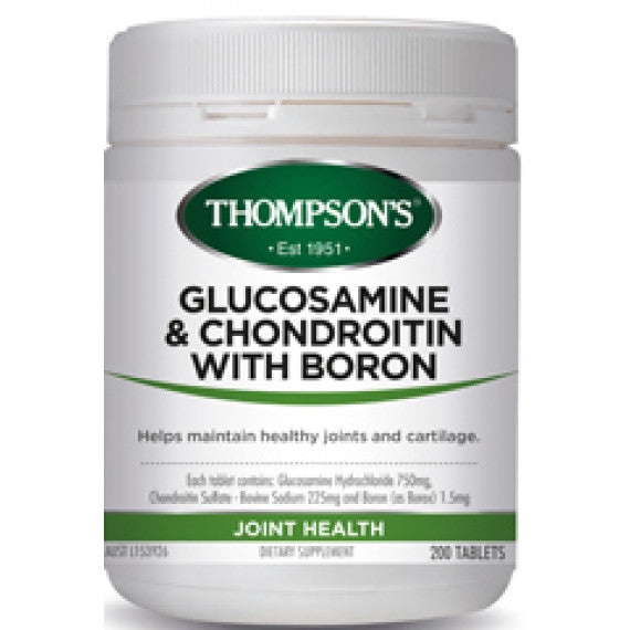 Glucosamine & Chondroitin With Boron 200T Thompsons