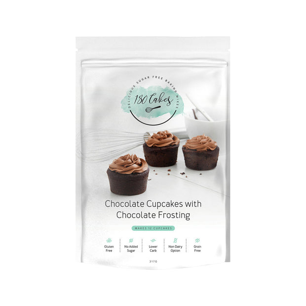 Cupcakes Mix Chocolate With Chocolate Frosting 330g 180 Cakes - Broome Natural Wellness