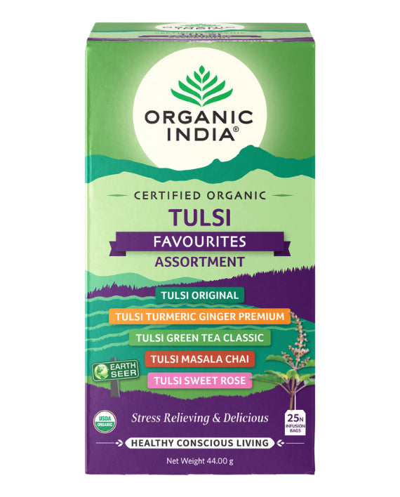 Tulsi Favourites Organic Tea 25 Bags Organic India
