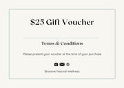 Gift Voucher Broome Natural Wellness