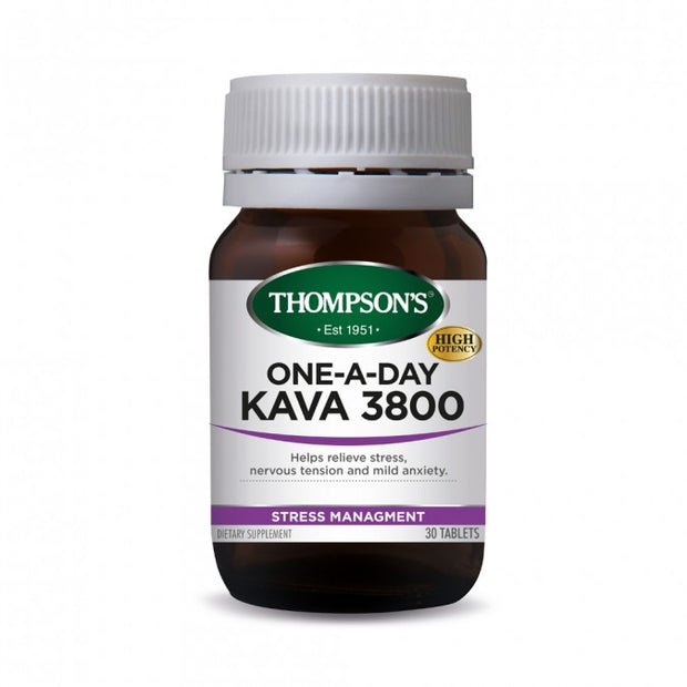 Kava One-a-day 3800mg 30T Thompsons