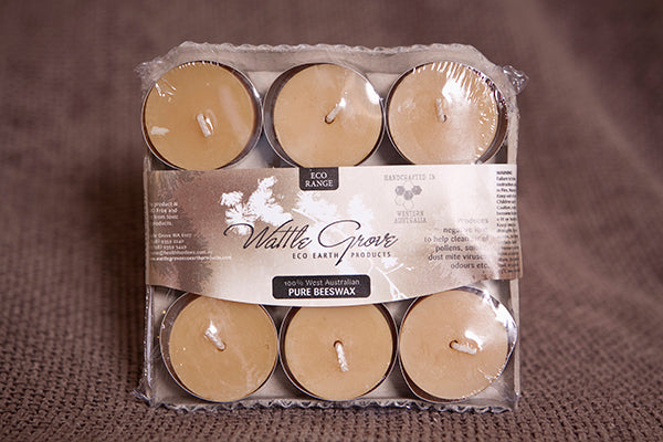 Tealight Candles Beeswax X 10 Wattle Grove