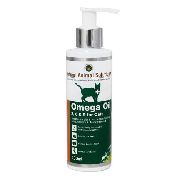 Omega 3, 6 & 9 For Cats 200ml Natural Animal Solutions