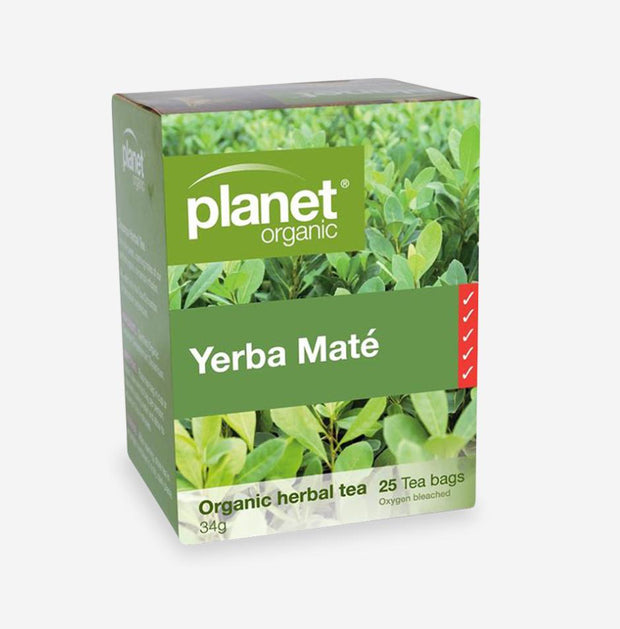 Organic Yerba Maté Tea Bags 25s Planet Organic - Broome Natural Wellness