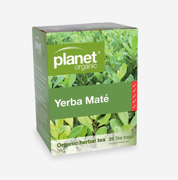 Organic Yerba Maté Tea Bags 25s Planet Organic - Broome Natural Wellness
