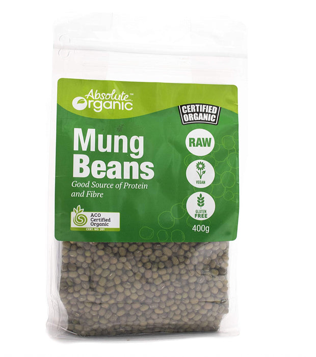 Mung Beans 400g Absolute Organic - Broome Natural Wellness
