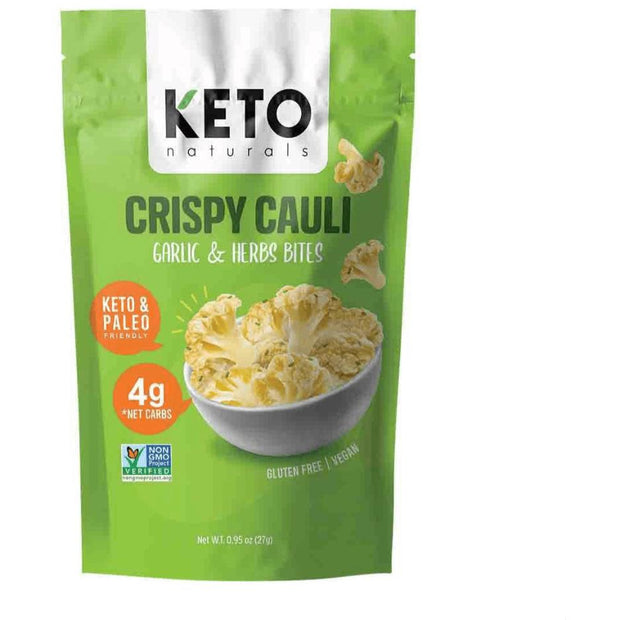 Keto Naturals Crisy Cauli Garlic & Herb Bites - Broome Natural Wellness