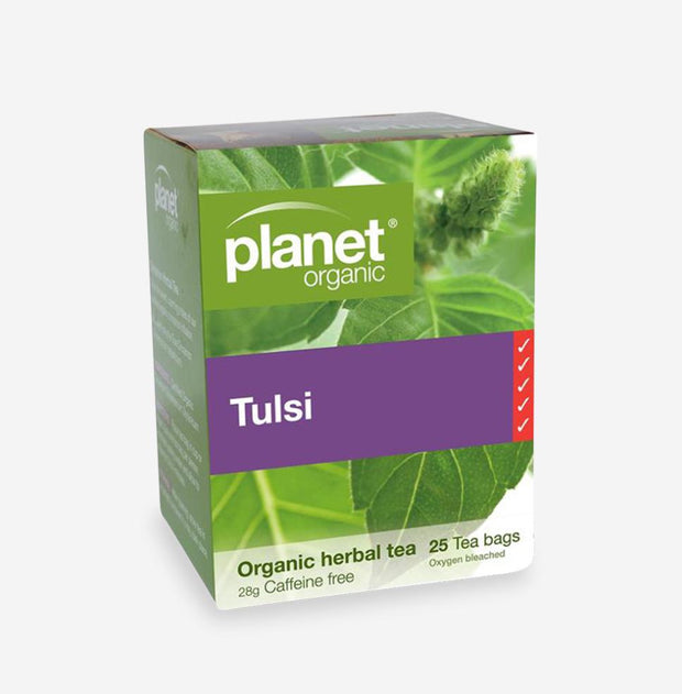 Organic Tulsi Tea Bags 25s Planet Organic - Broome Natural Wellness