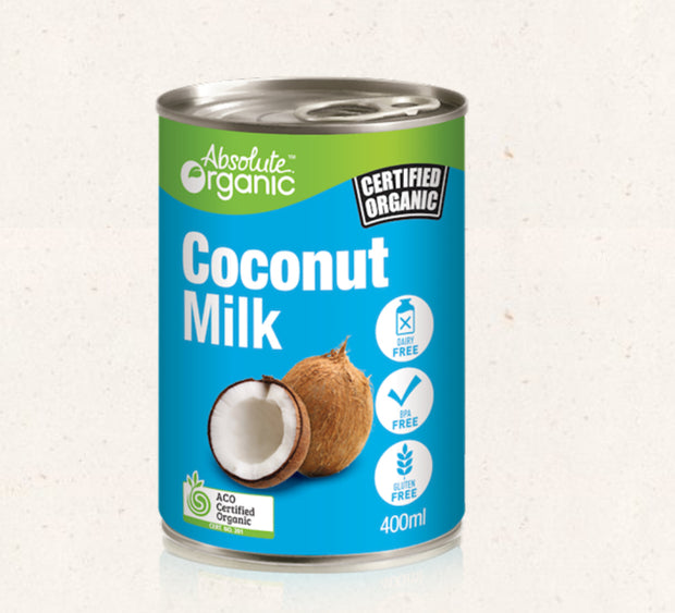 Coconut Milk 400g Absolute Organic - Broome Natural Wellness