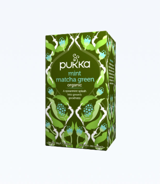 Mint Matcha Green Tea Bags Pukka 20pk - Broome Natural Wellness