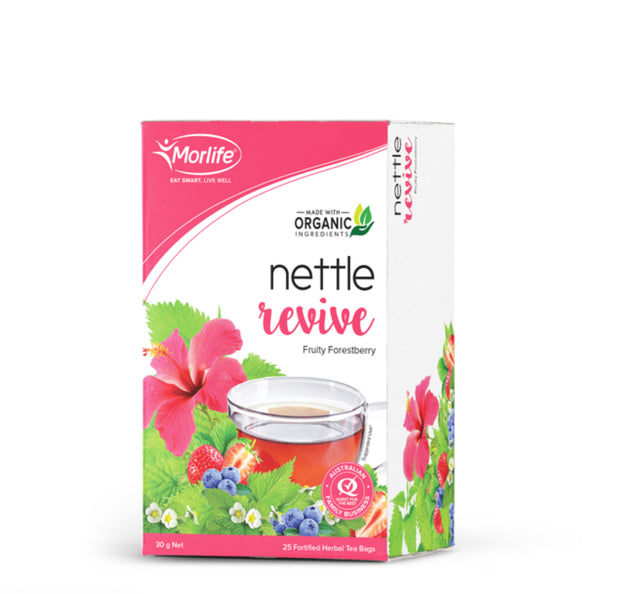 Nettle Revive Tea Bags 25s Morlife - Broome Natural Wellness