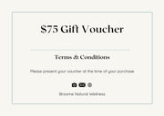 Gift Voucher Broome Natural Wellness