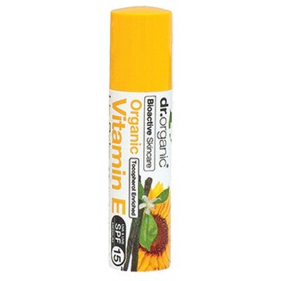 Vitamin E Lip Balm 5.7ml Dr Organic - Broome Natural Wellness