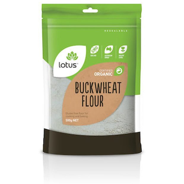 Buckwheat Flour Organic 500g Lotus - Broome Natural Wellness