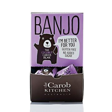 Banjo Coconut Carob Bear 15g The Carob Kitchen