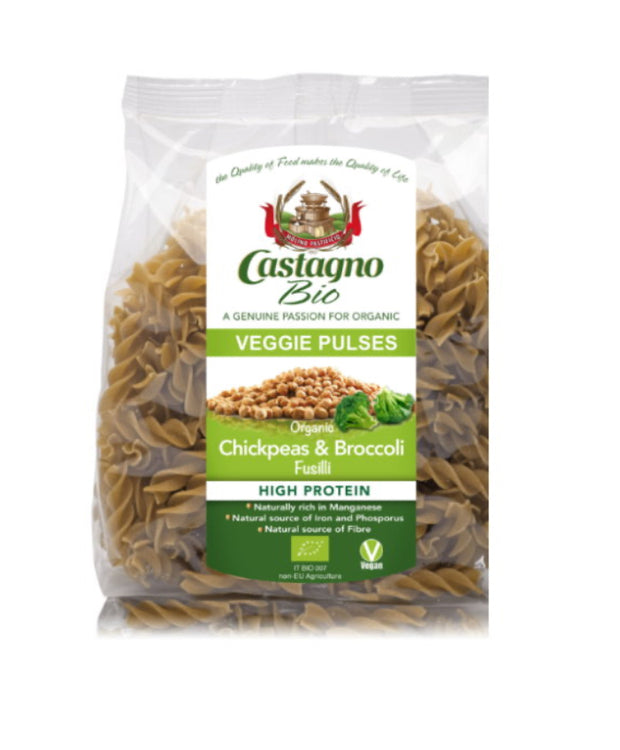 Castagno Chickpea & Broccoli Fusilli 250g - Broome Natural Wellness