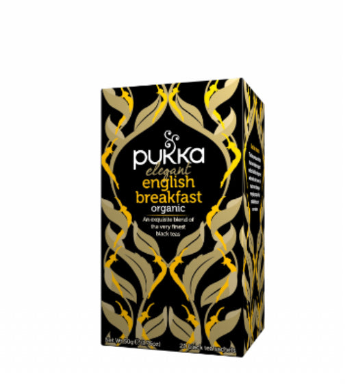 Elegant English Breakfast Tea Bags 20 Pukka - Broome Natural Wellness